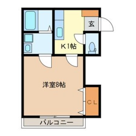 セラージュAの物件間取画像